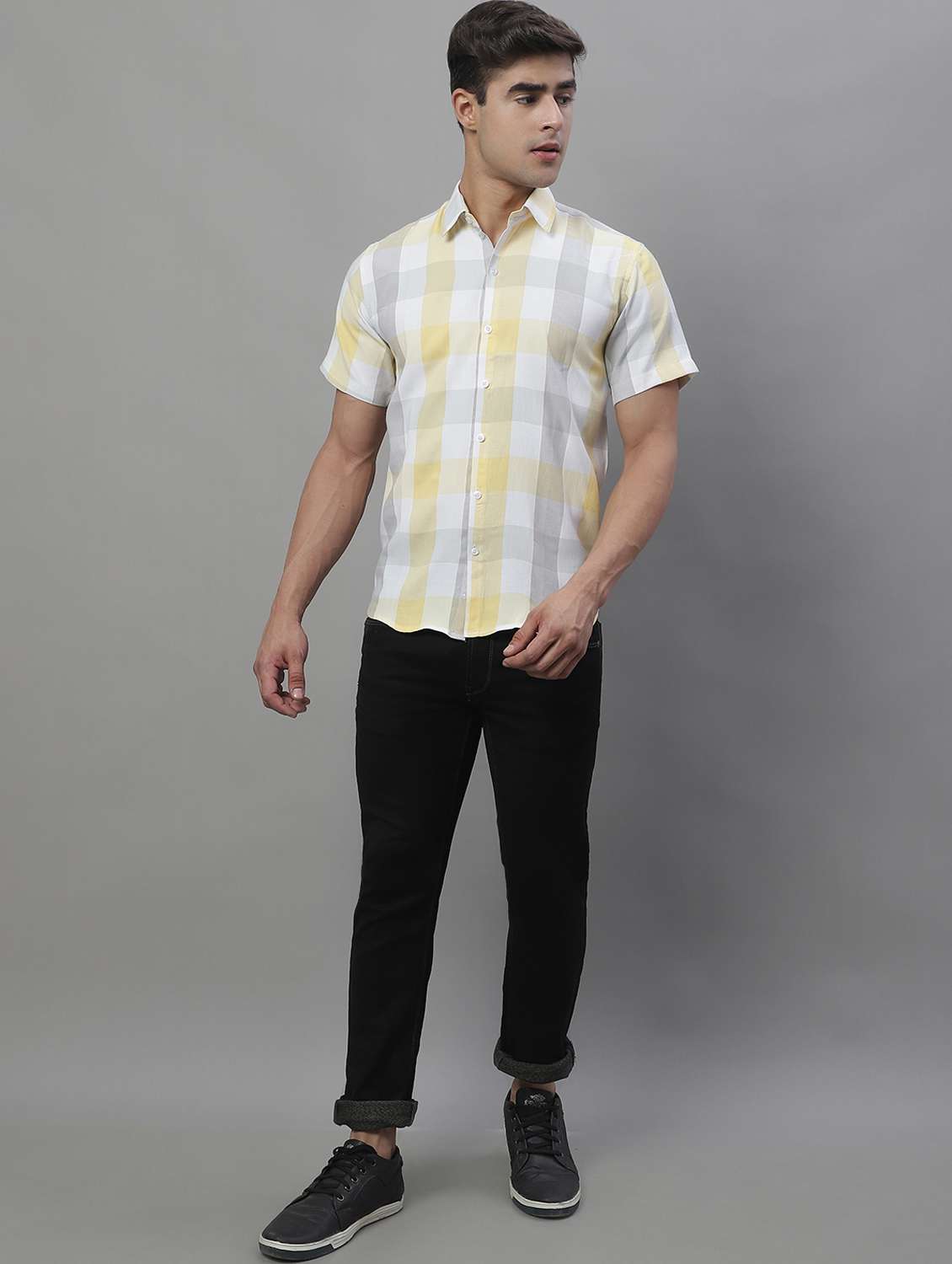mens checks casual shirt - 19962987 -  Standard Image - 4