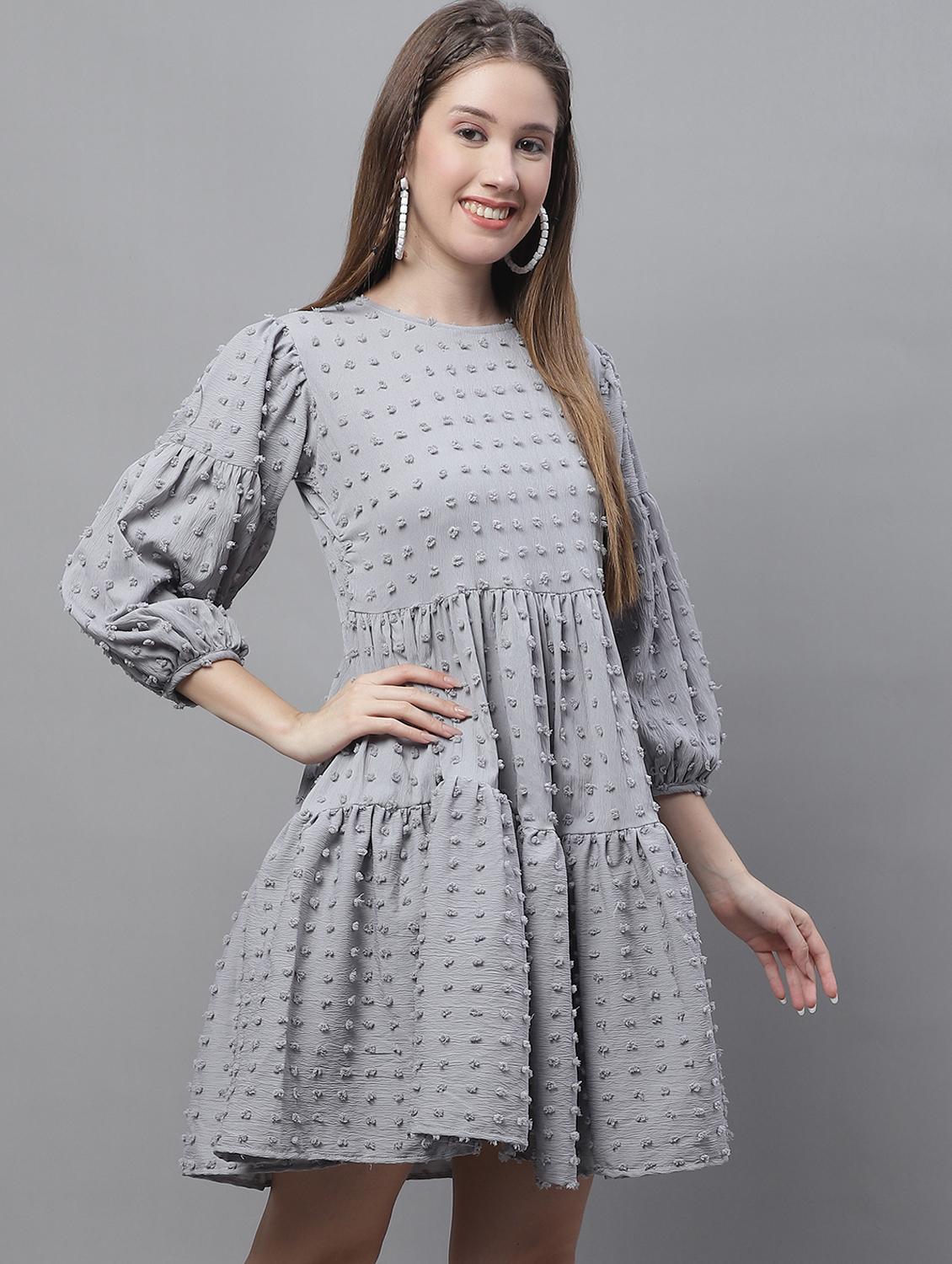 women's tiered dress swiss dots dress - 19963163 - Standard Image - 1