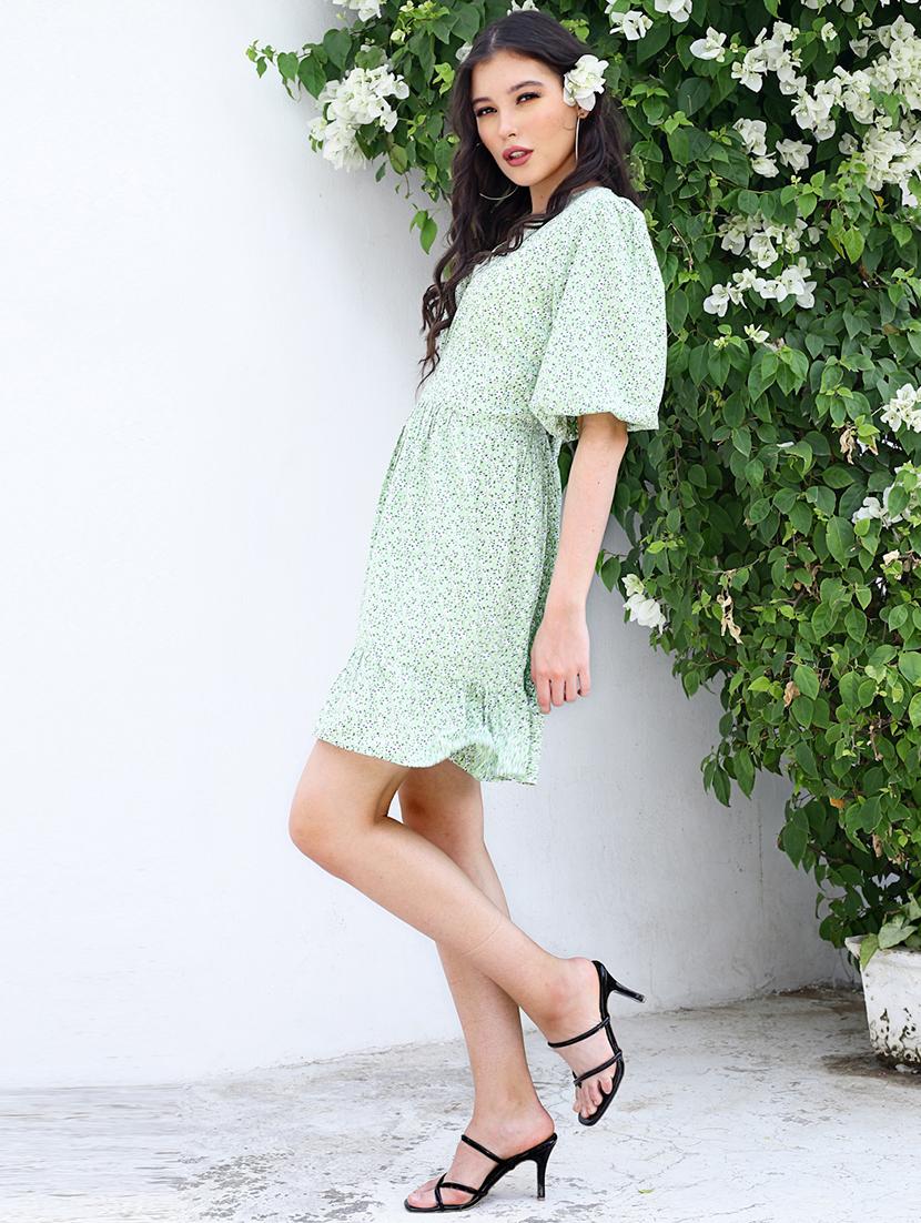 women's tiered dress floral dress - 19963224 -  Standard Image - 1
