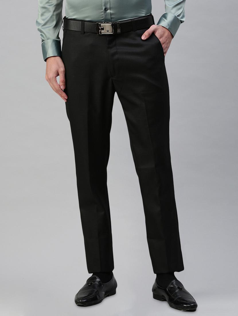 mid rise cotton flat front formal trouser - 19963255 - Zoom Image - 0