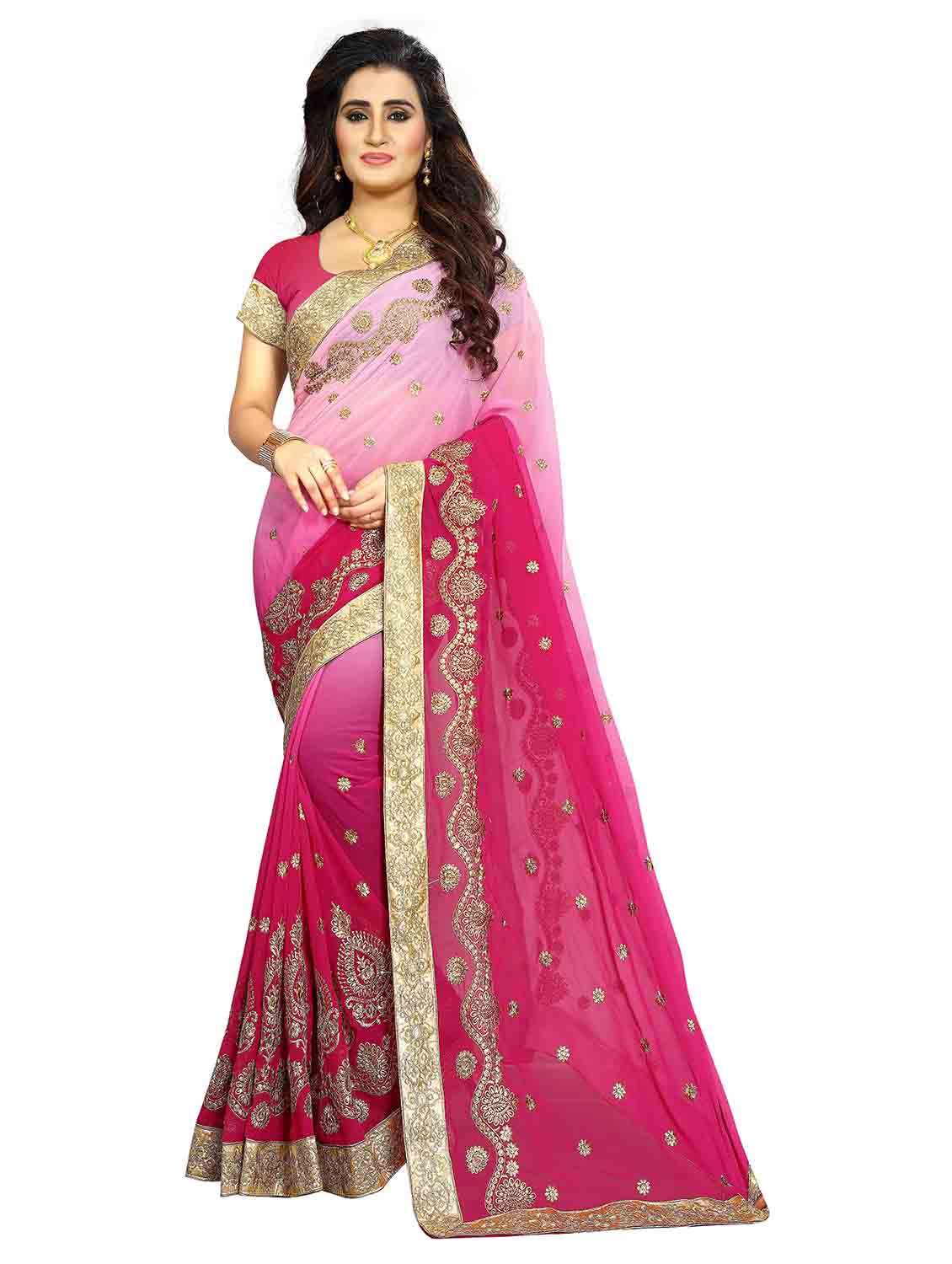 women's embroidered saree - 19963415 -  Standard Image - 1
