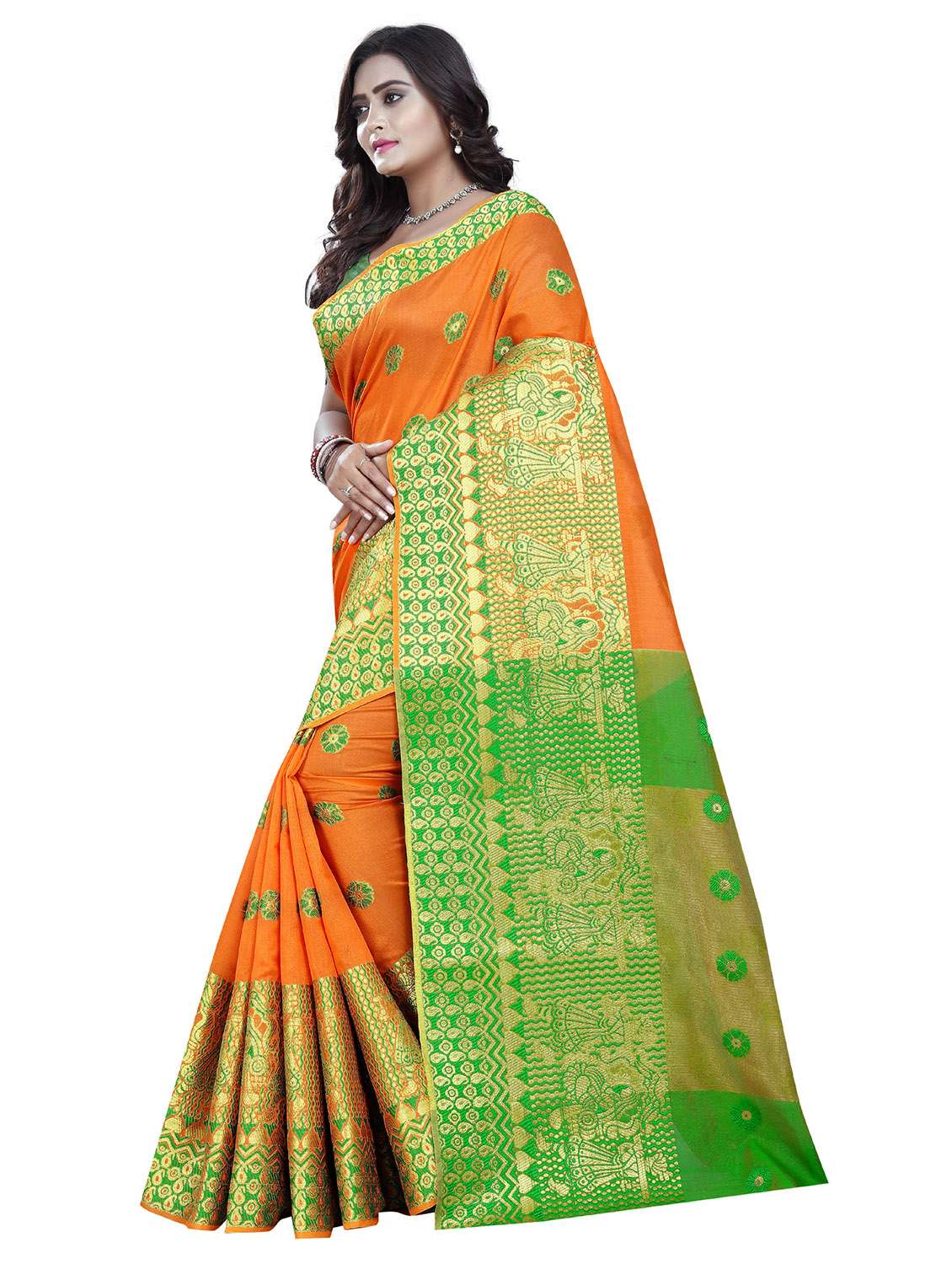 women's banarasi saree - 19963420 -  Standard Image - 1