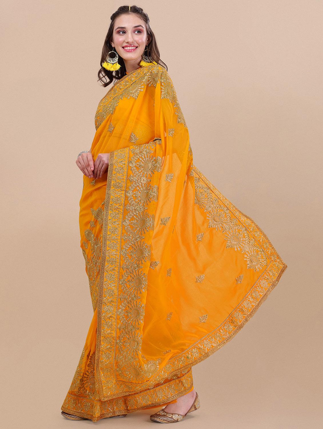 women's embroidered saree - 19963481 - Standard Image - 1