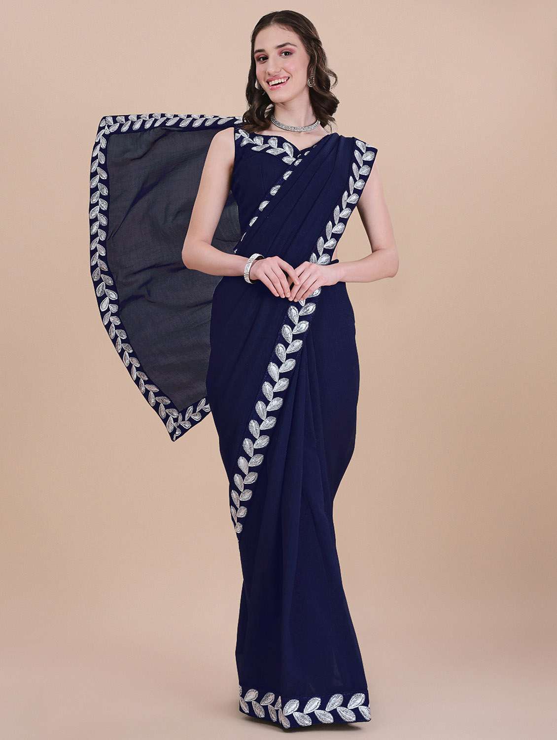 women's embroidered saree - 19963527 -  Standard Image - 1