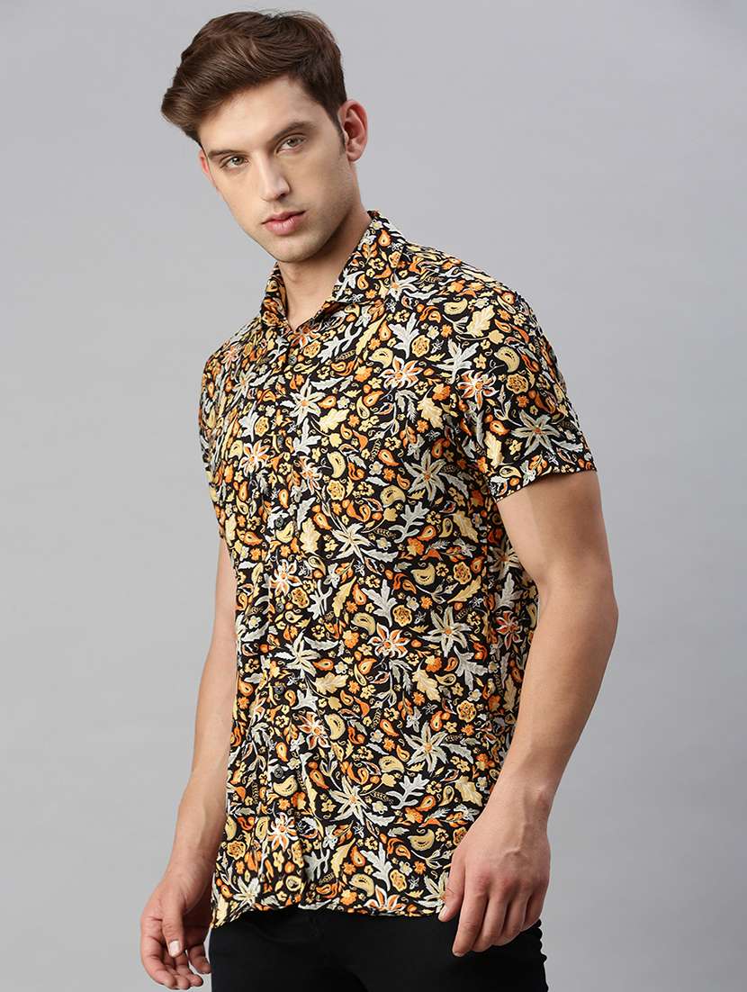 mens florals casual shirt - 19963546 -  Standard Image - 1