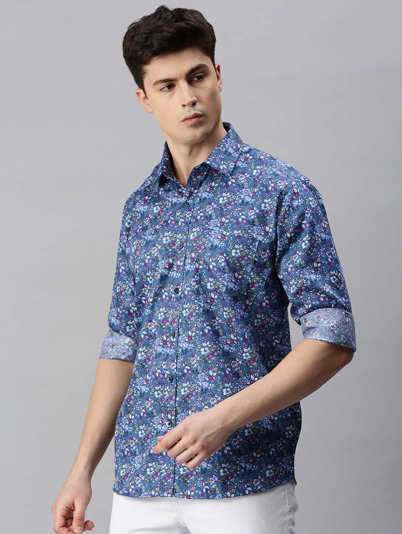 mens florals casual shirt - 19963548 -  Standard Image - 1