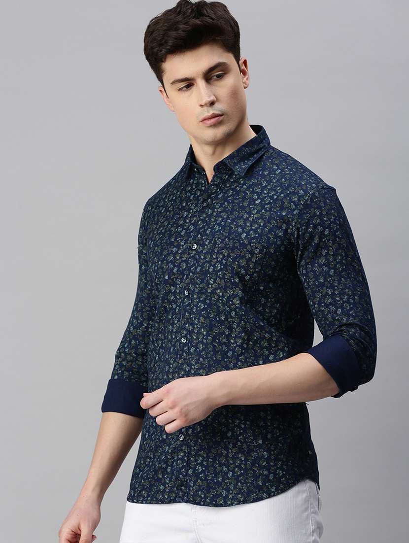mens florals casual shirt - 19963557 - Standard Image - 1
