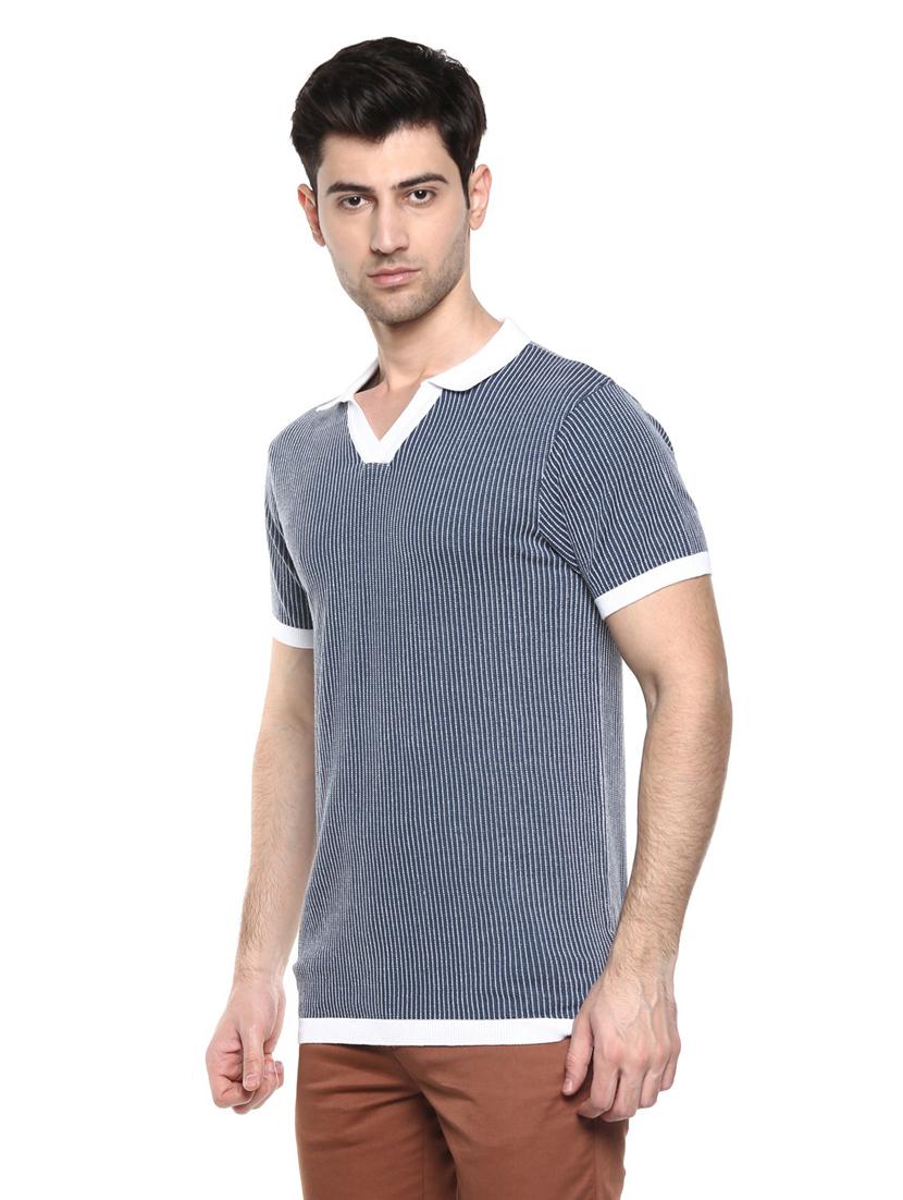 self design cotton polo t-shirt - 19963985 - Standard Image - 1