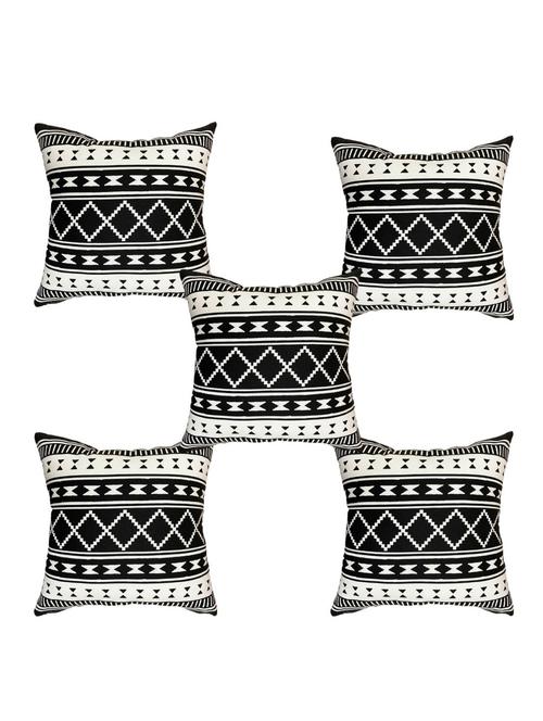 set of 5 printed cushions cover - 19964068 -  Standard Image - 0