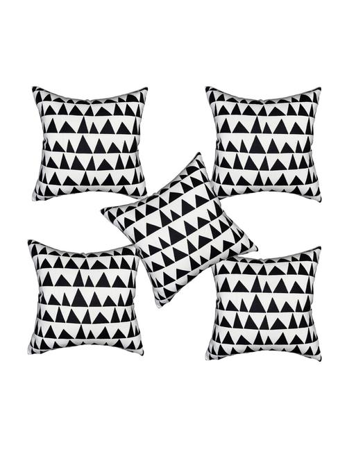 set of 5 printed cushions cover - 19964070 -  Standard Image - 0