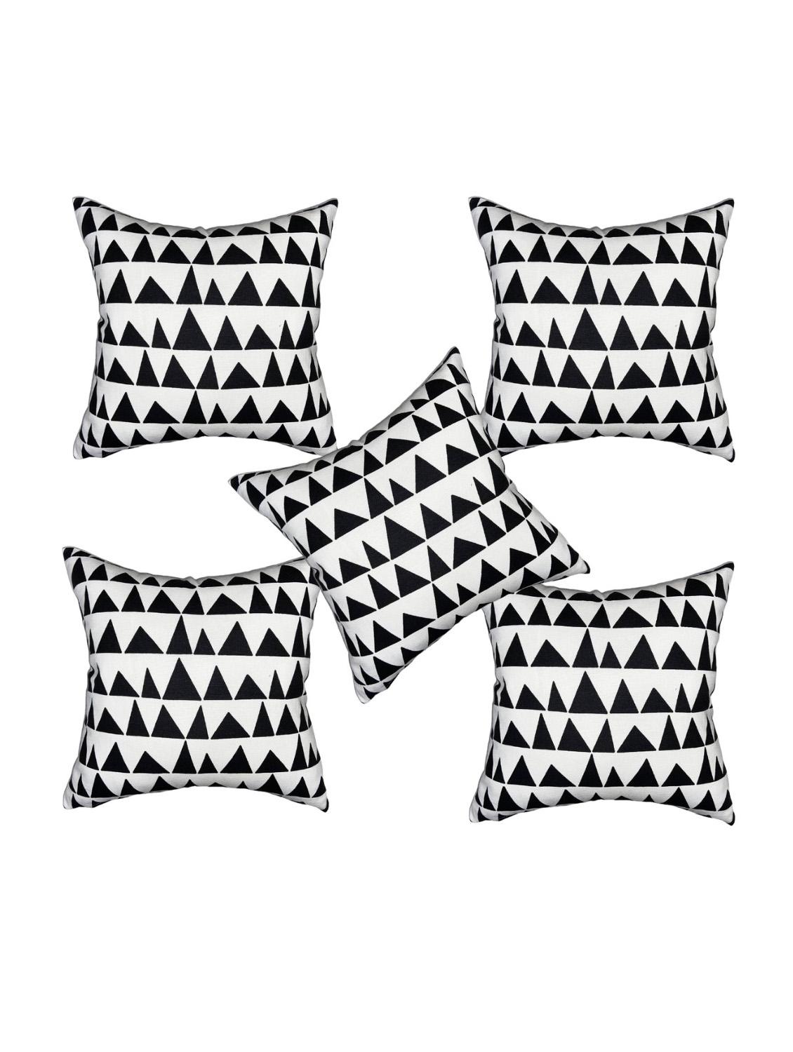 set of 5 printed cushions cover - 19964070 -  Zoom Image - 0