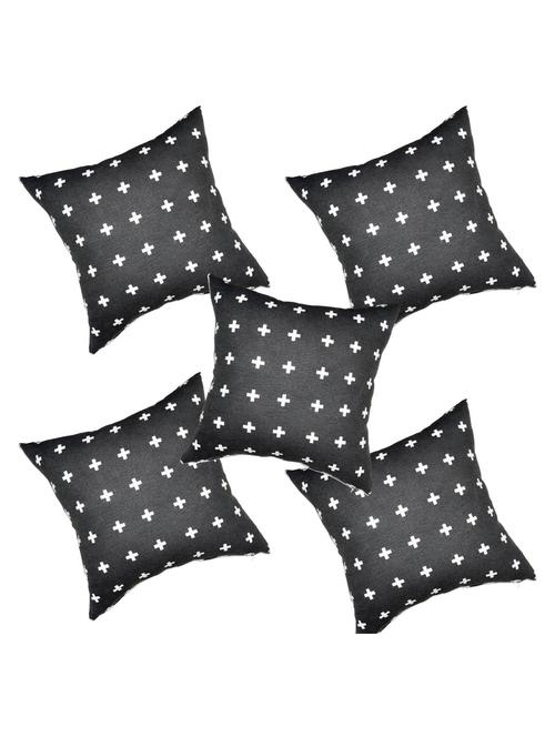 set of 5 printed cushions cover - 19964079 - Standard Image - 0