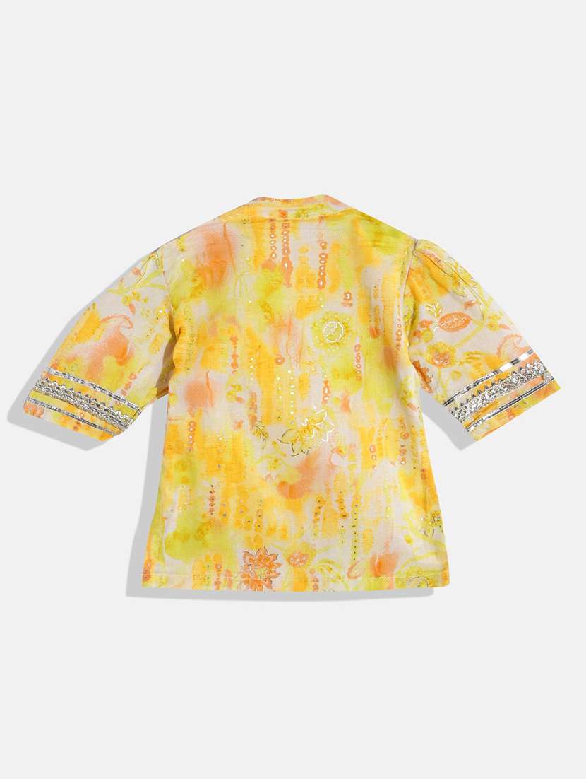 girls printed cotton suit set  - 19964613 -  Standard Image - 1