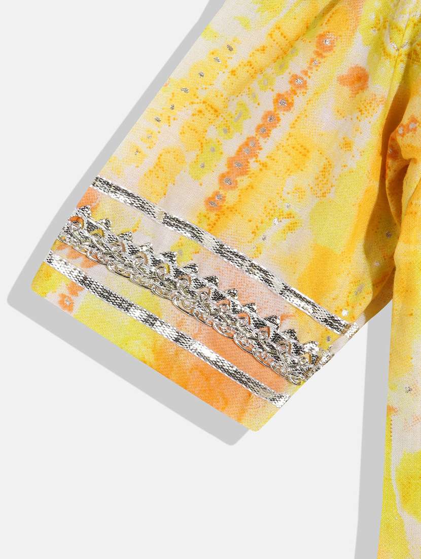 girls printed cotton suit set  - 19964613 -  Standard Image - 4