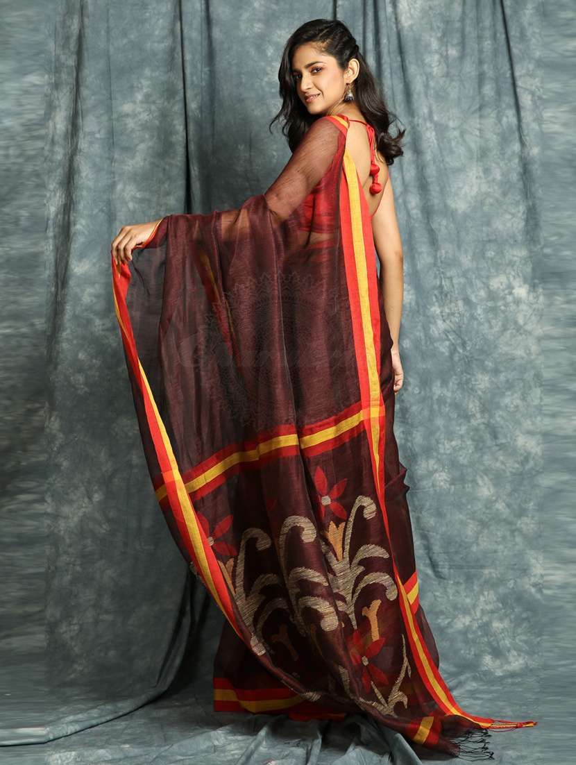 self design woven saree - 19967635 -  Standard Image - 1