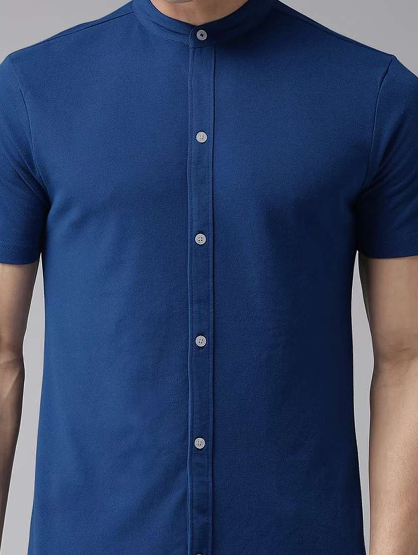 mens solid casual shirt - 19967881 -  Standard Image - 4