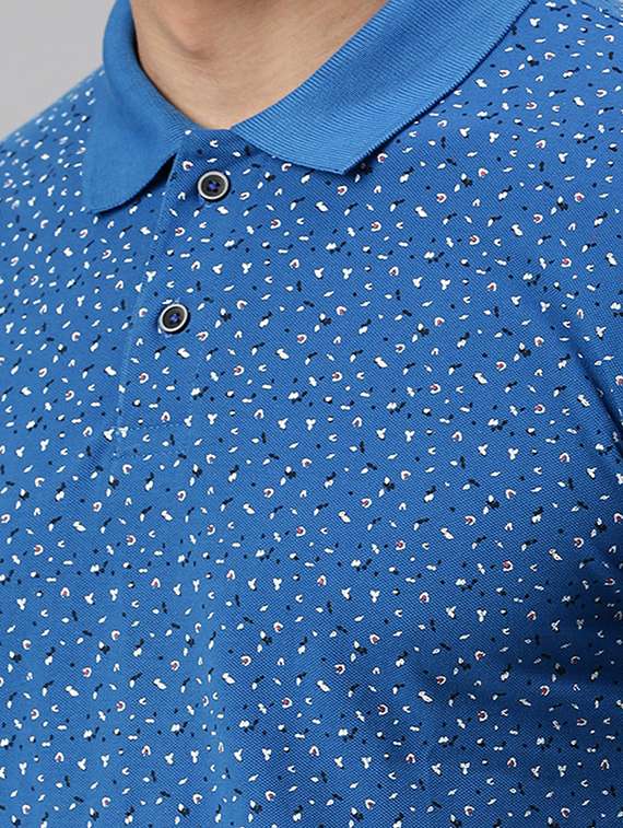 polo neck printed polo t-shirt - 19967884 -  Standard Image - 4