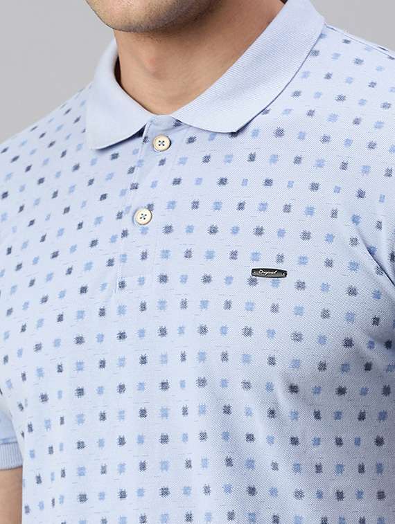 polo neck printed polo t-shirt - 19967887 - Standard Image - 4
