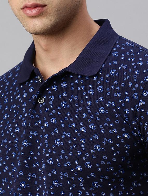 polo neck printed polo t-shirt - 19967888 - Standard Image - 4
