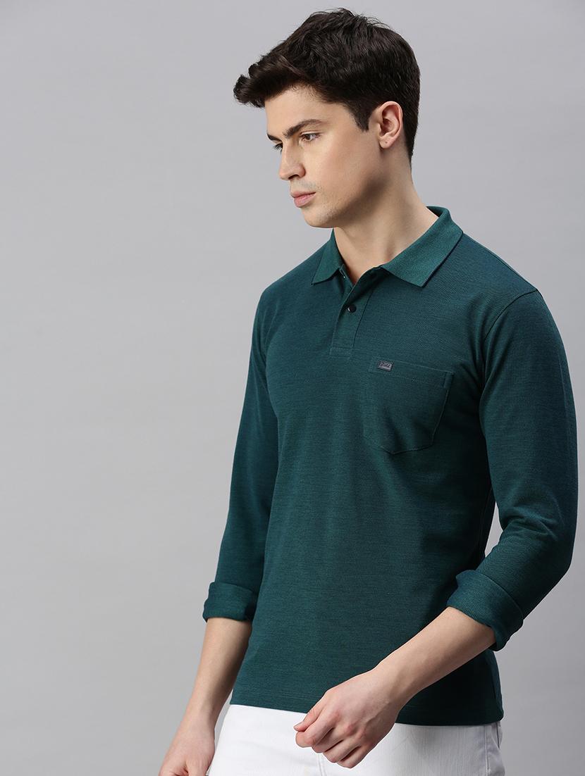 polo neck solid polo t-shirt - 19967894 - Standard Image - 4