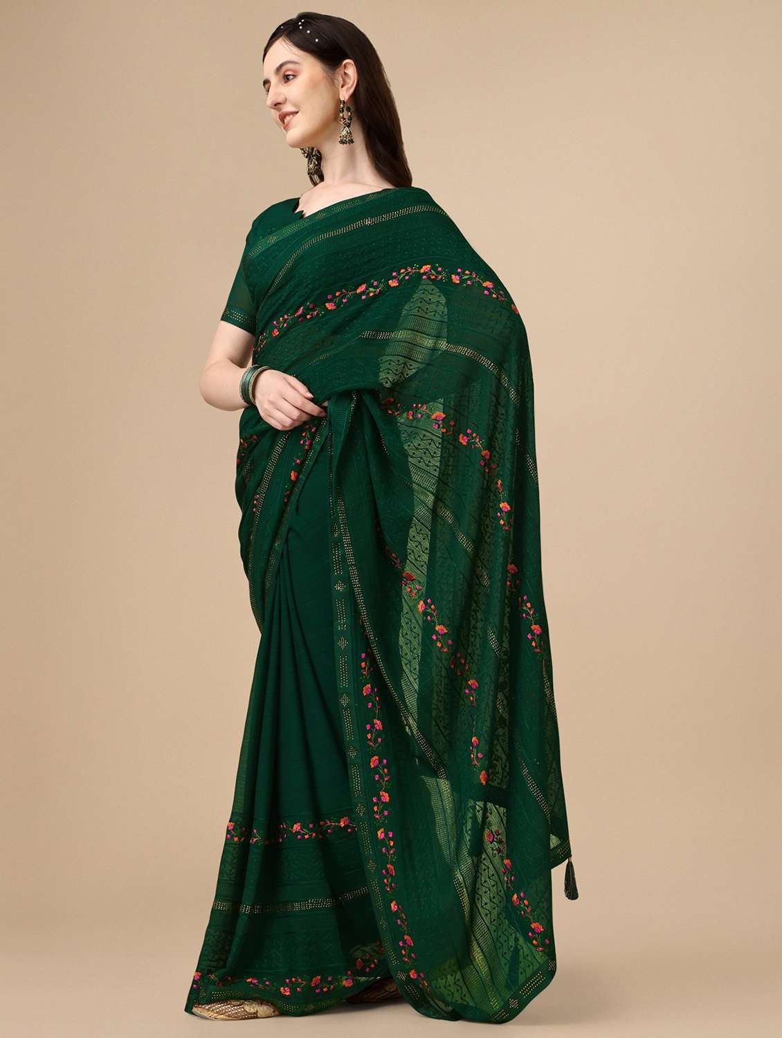 women's embroidered saree - 19967981 -  Standard Image - 1
