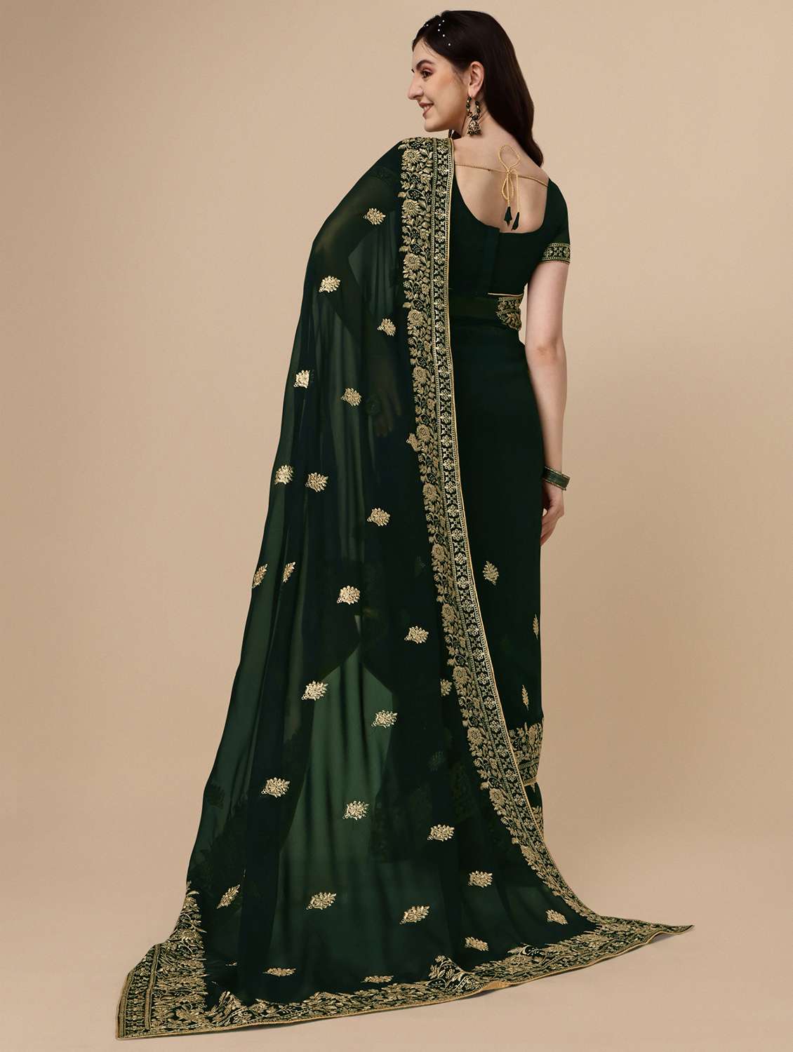women's embroidered saree - 19967987 -  Standard Image - 1