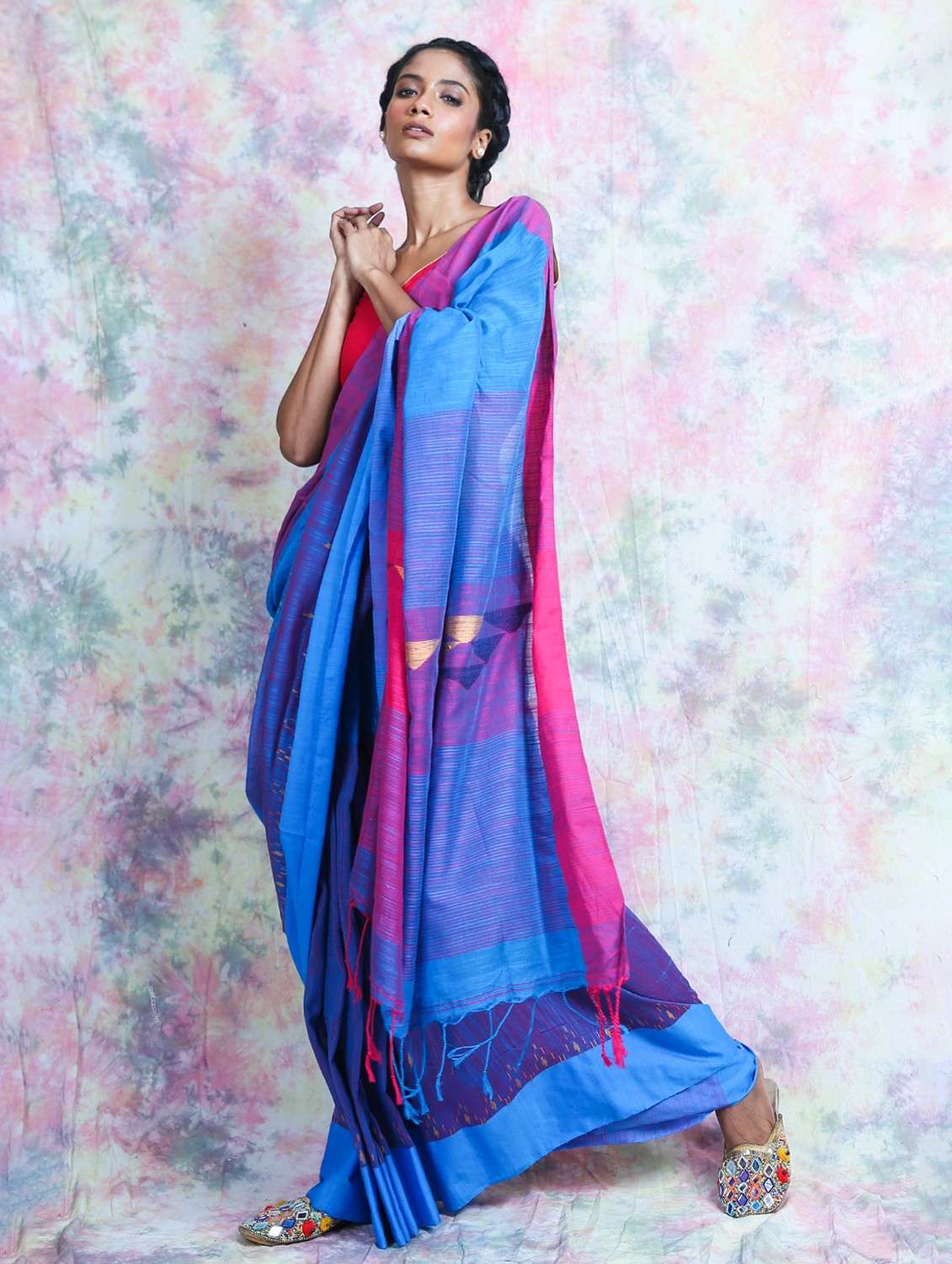 women's banarasi saree with blouse - 19968319 -  Standard Image - 1