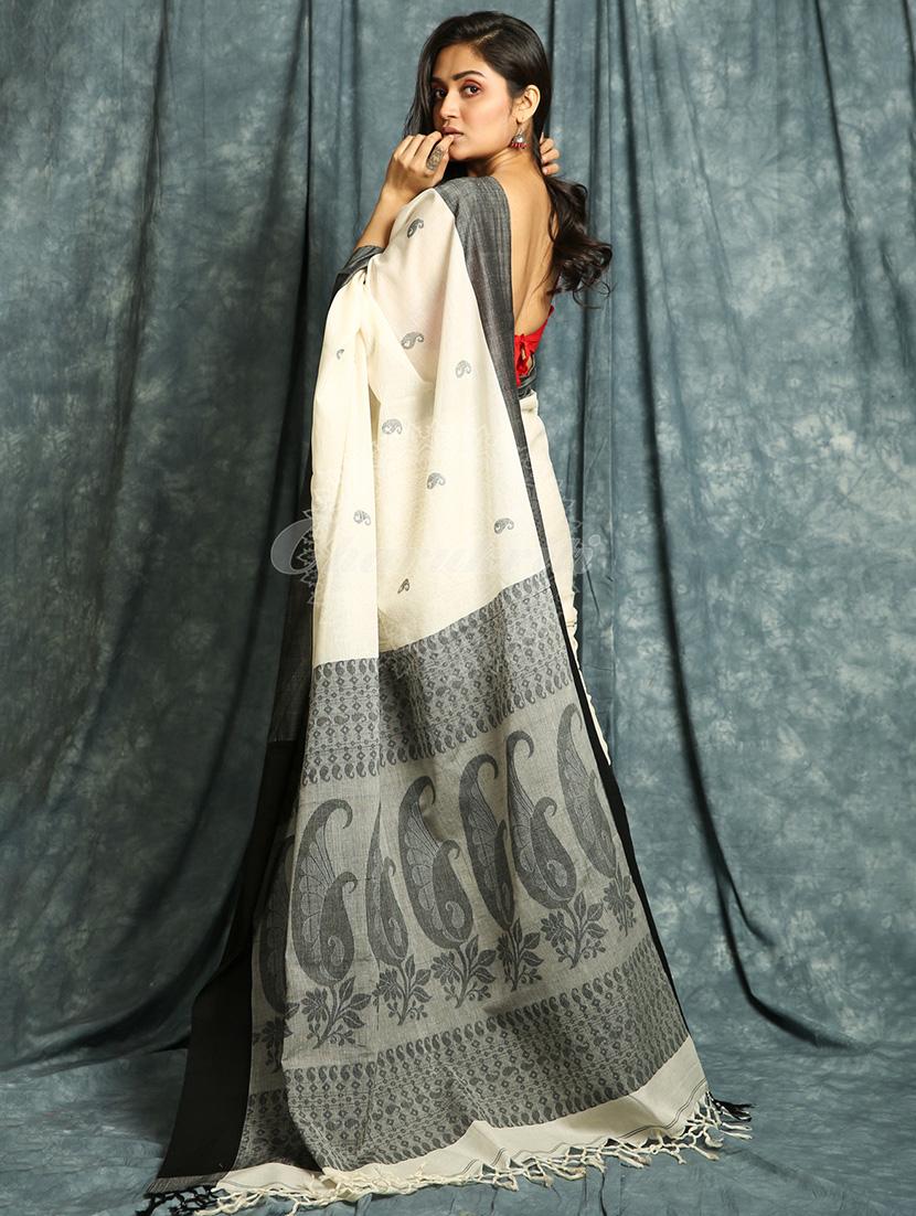 self design woven saree - 19968697 -  Standard Image - 1