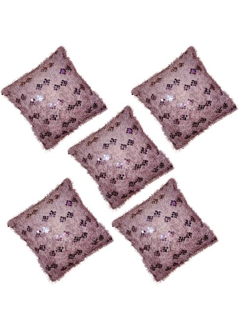 home décor sequins cushion cover set of 5, 16x16 inch - 19970003 -  Standard Image - 0