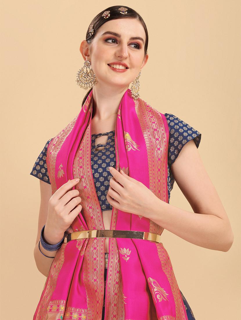 banarasi lehenga choli with dupatta set - 19970377 - Standard Image - 4