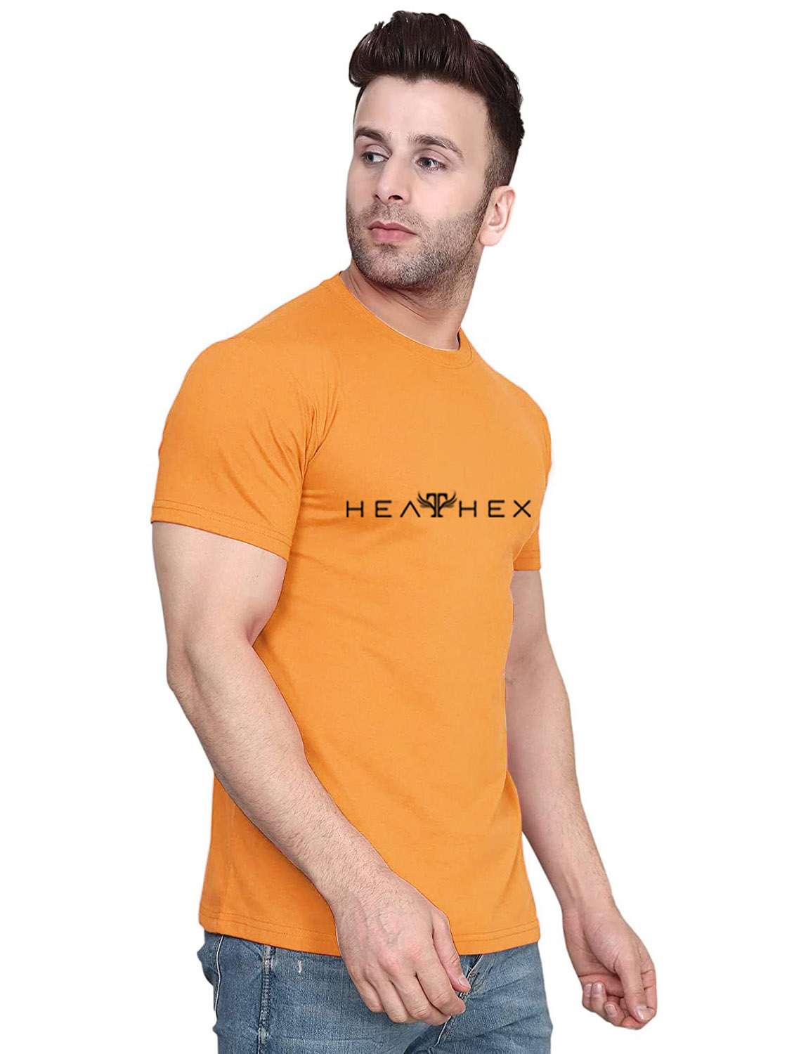 round neck printed regular t-shirt - 19970691 -  Standard Image - 1