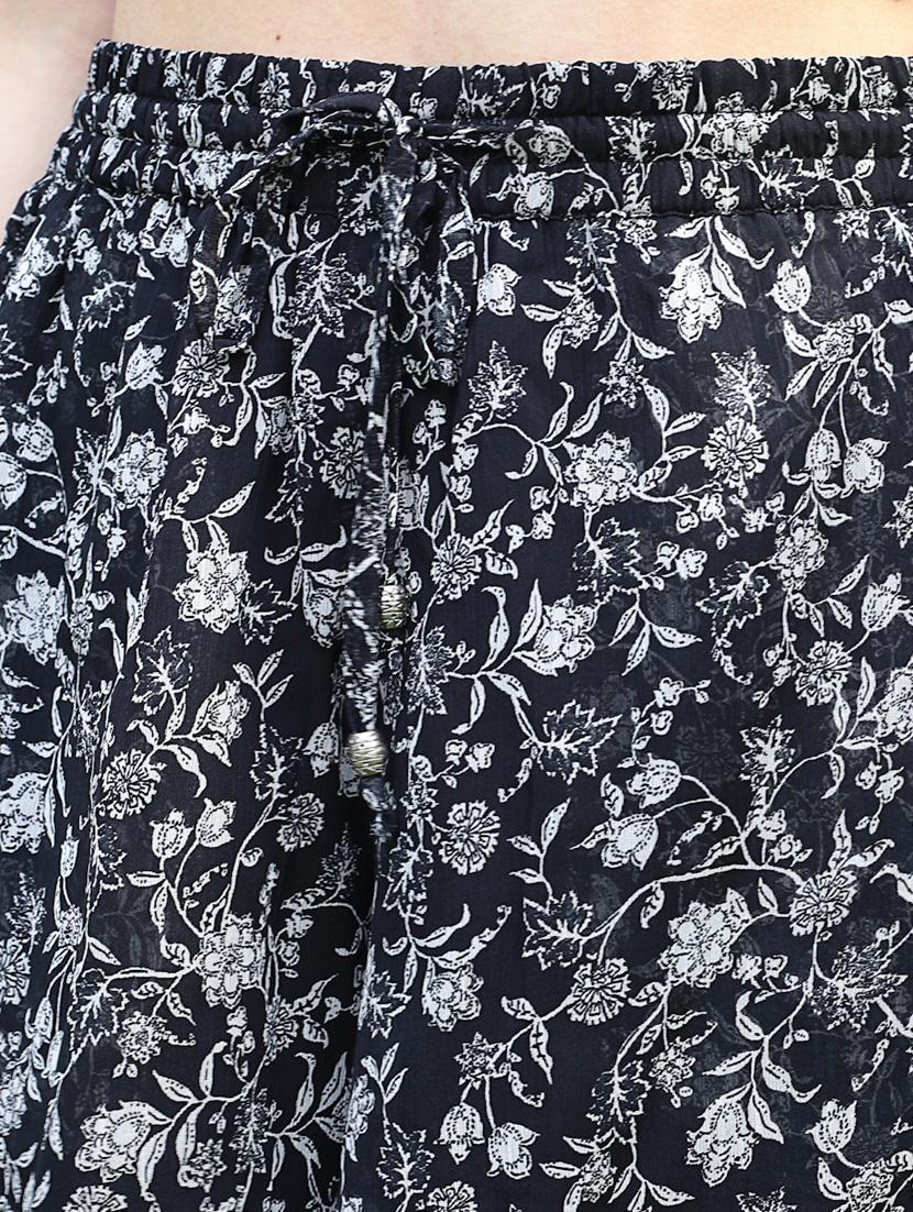 women printed viscose short - 19971413 - Standard Image - 4