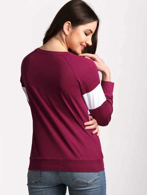 unisex color block cotton t-shirt - 19971597 -  Standard Image - 1