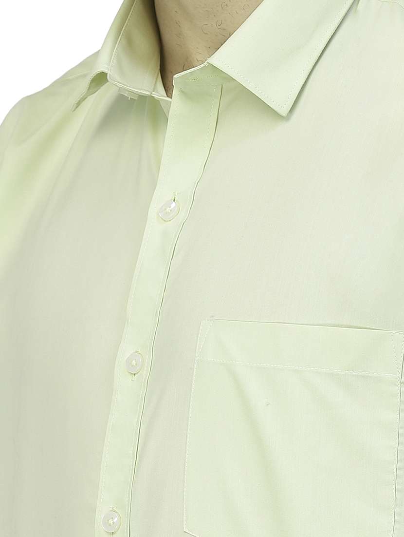mens solids formal shirt - 19971600 - Standard Image - 4