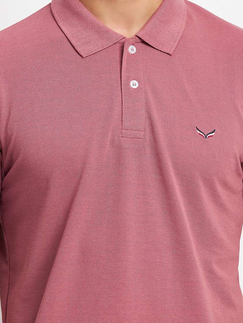 men's solid cotton polo t-shirt - 19972053 -  Standard Image - 4