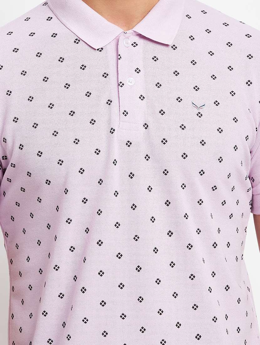 men's printed cotton polo t-shirt - 19972063 -  Standard Image - 4