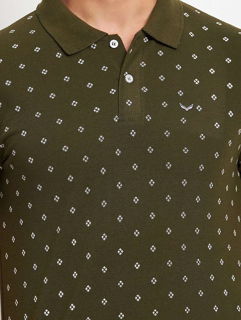 men's printed cotton polo t-shirt - 19972065 -  Standard Image - 4