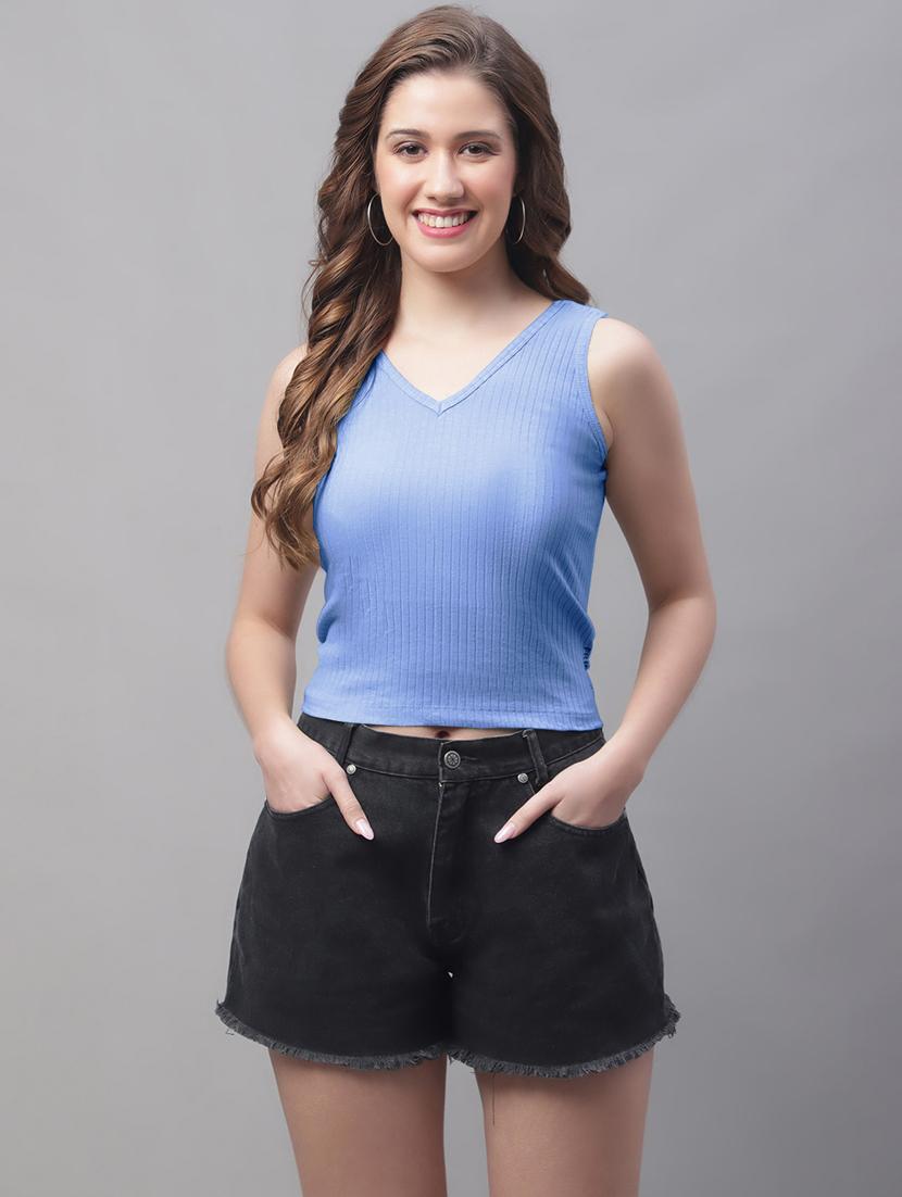 pack of 2 sleeveless crop tops - 19974415 -  Standard Image - 1