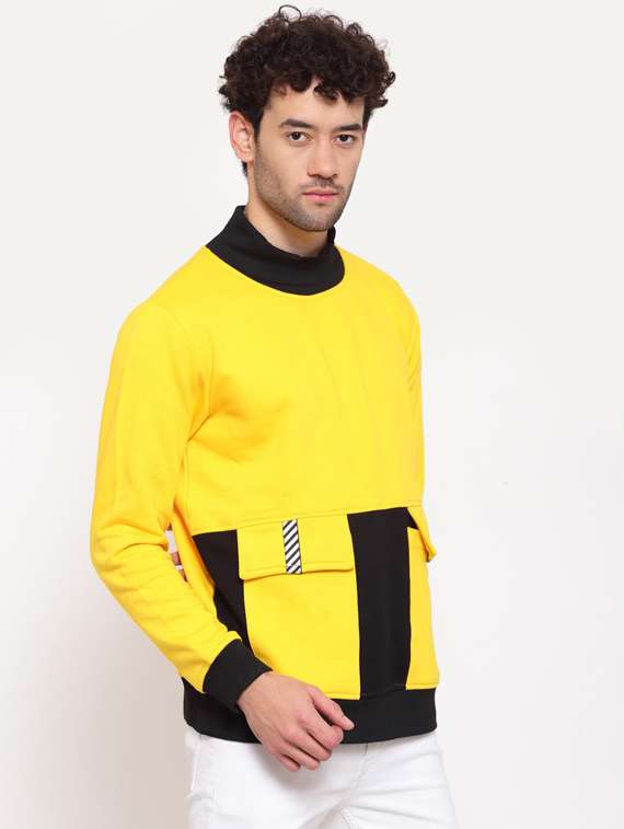 mens color block sweatshirt - 19975887 -  Standard Image - 1
