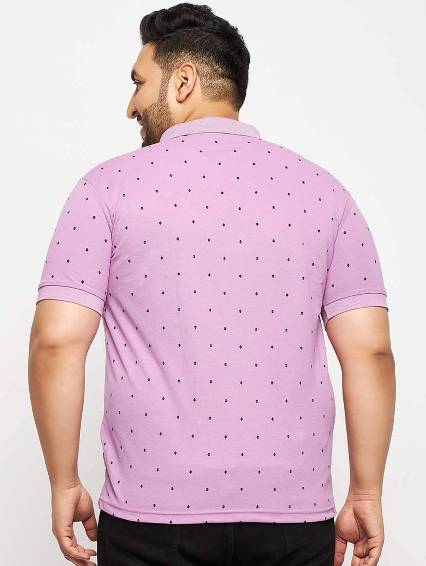 men polo neck printed t-shirt - 19977012 - Standard Image - 1