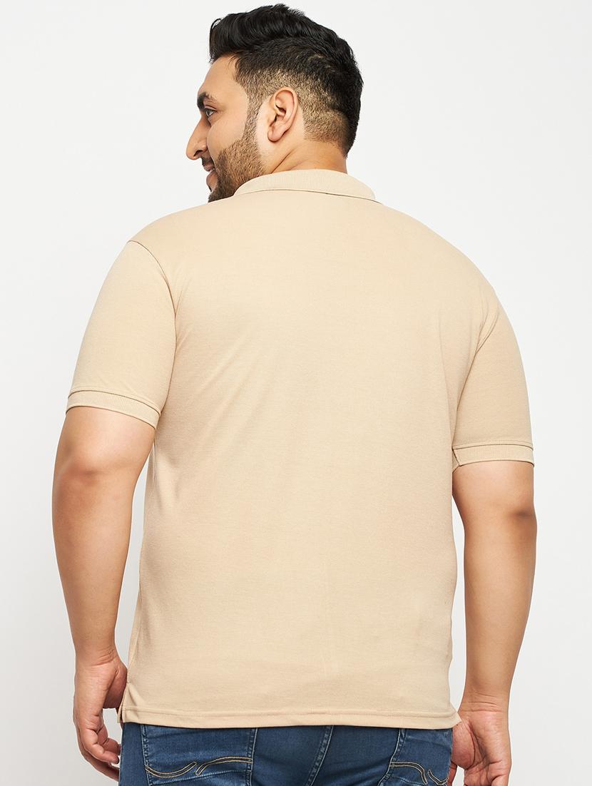 men's solid cotton polo t-shirt - 19977022 -  Standard Image - 1
