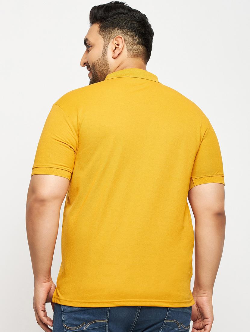 men's solid cotton polo t-shirt - 19977023 - Standard Image - 1