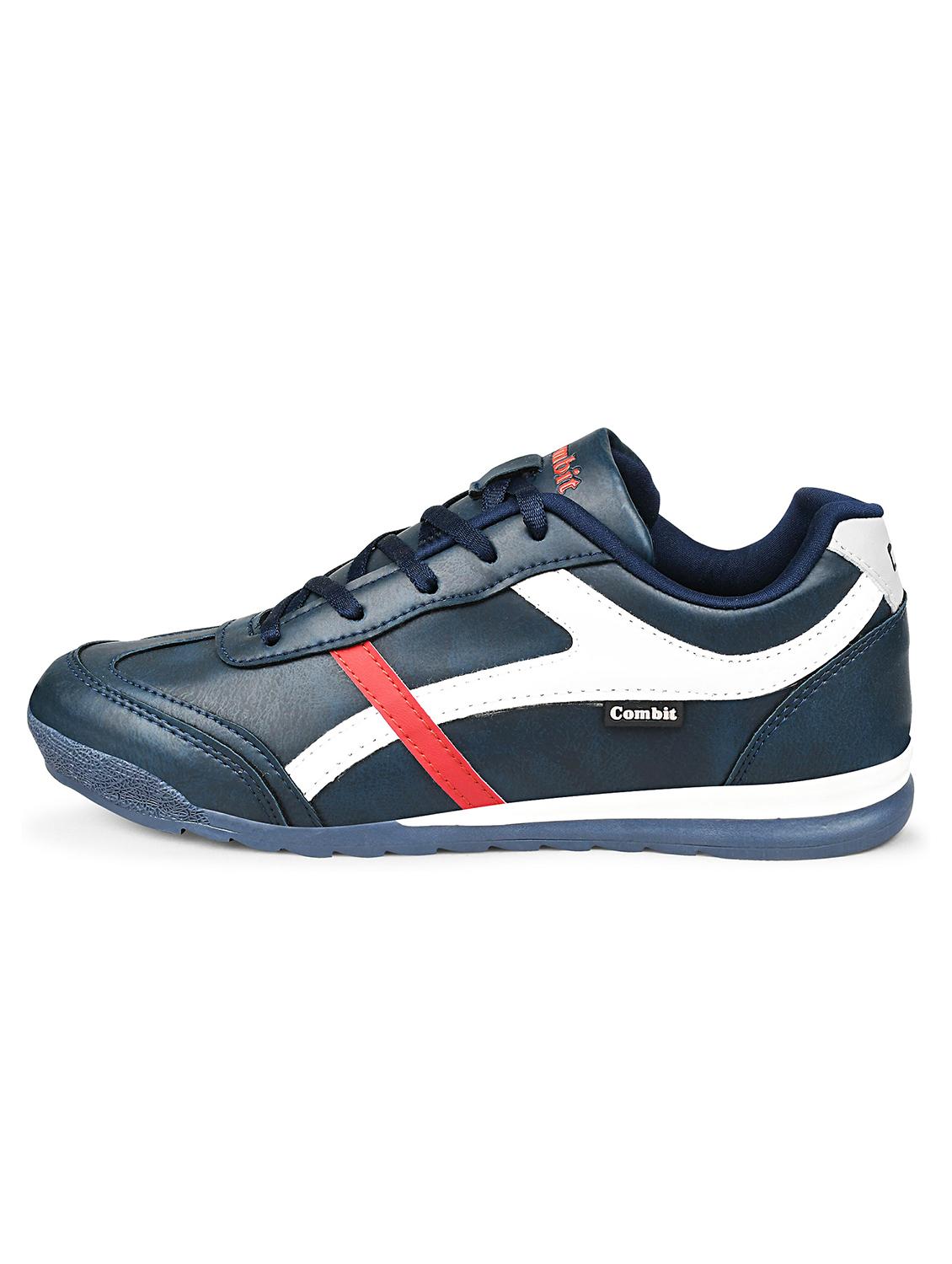 navy color block sport shoe - 19977253 -  Standard Image - 1