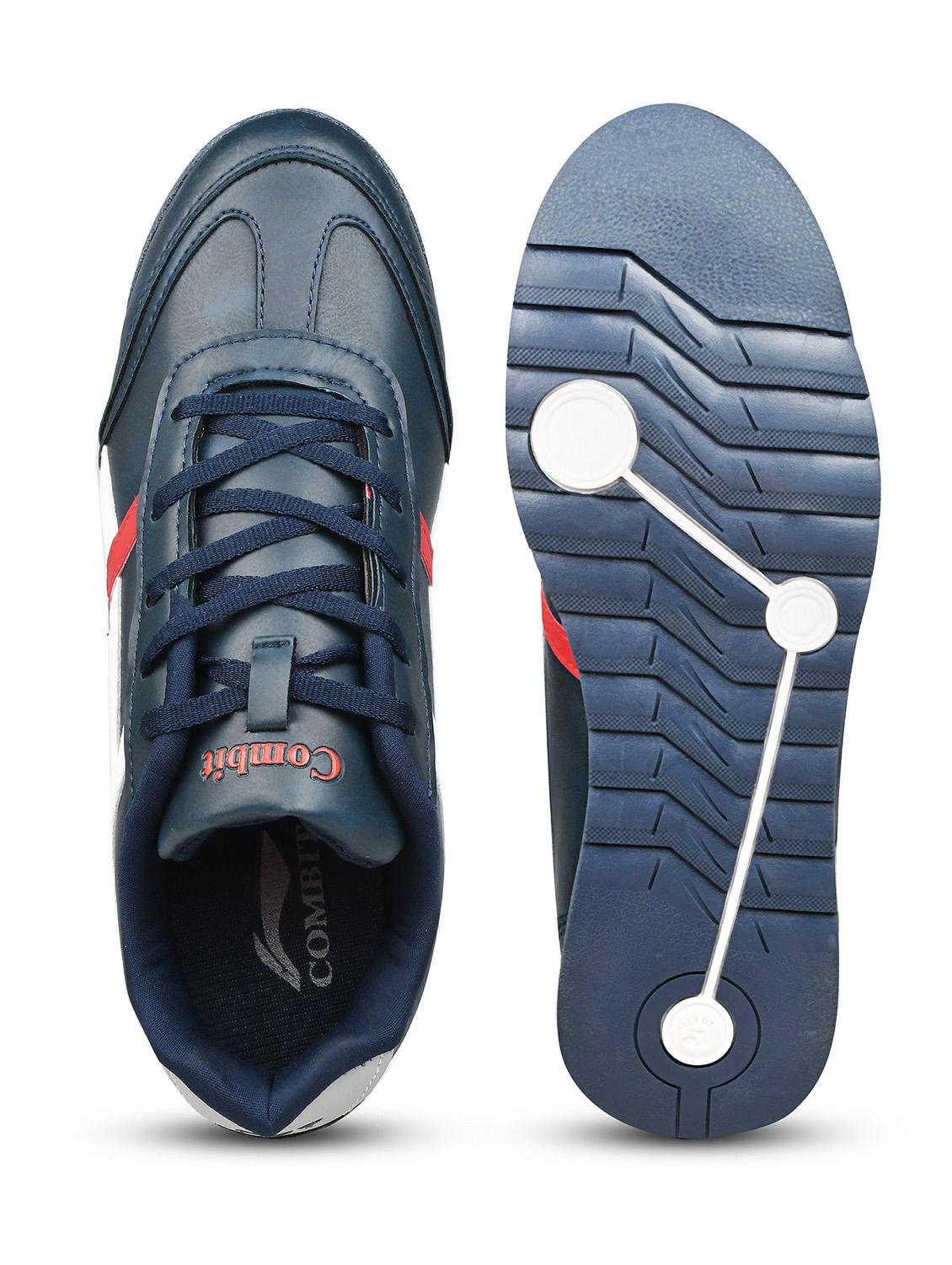 navy color block sport shoe - 19977253 - Standard Image - 4