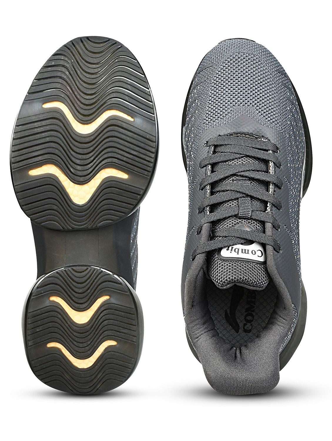 grey mesh lace up sport shoe - 19977335 - Standard Image - 4