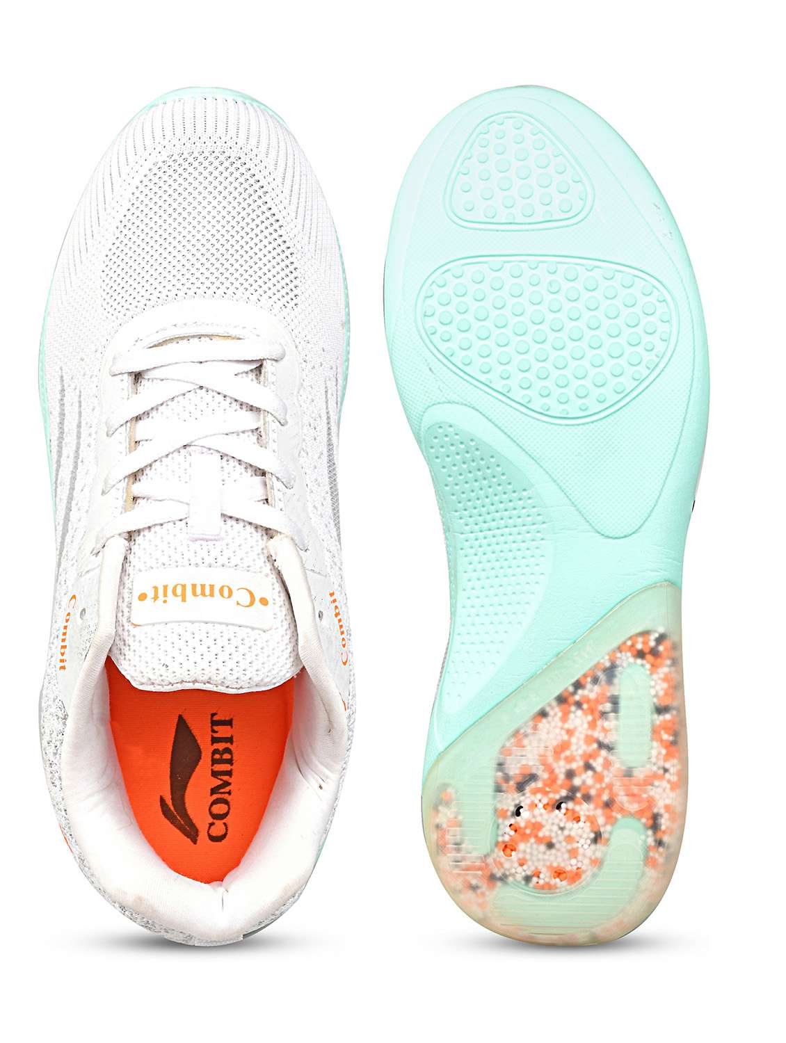 white mesh lace up sport shoe - 19977342 -  Standard Image - 4