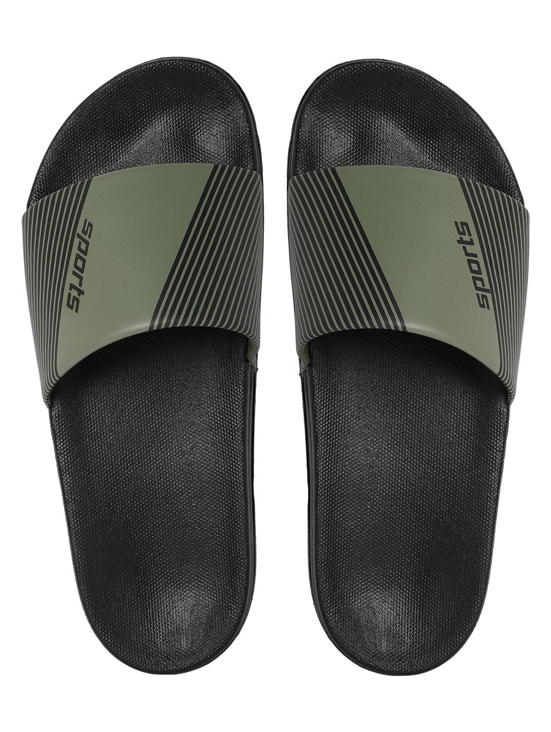 green resin slip on flip flops - 19977765 - Standard Image - 4