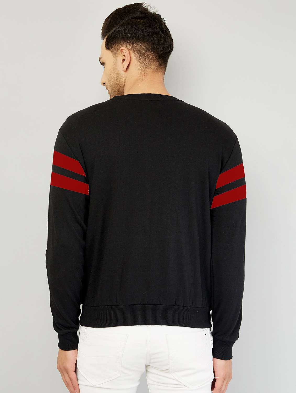 round neck color block regular t-shirt - 19980293 -  Standard Image - 1