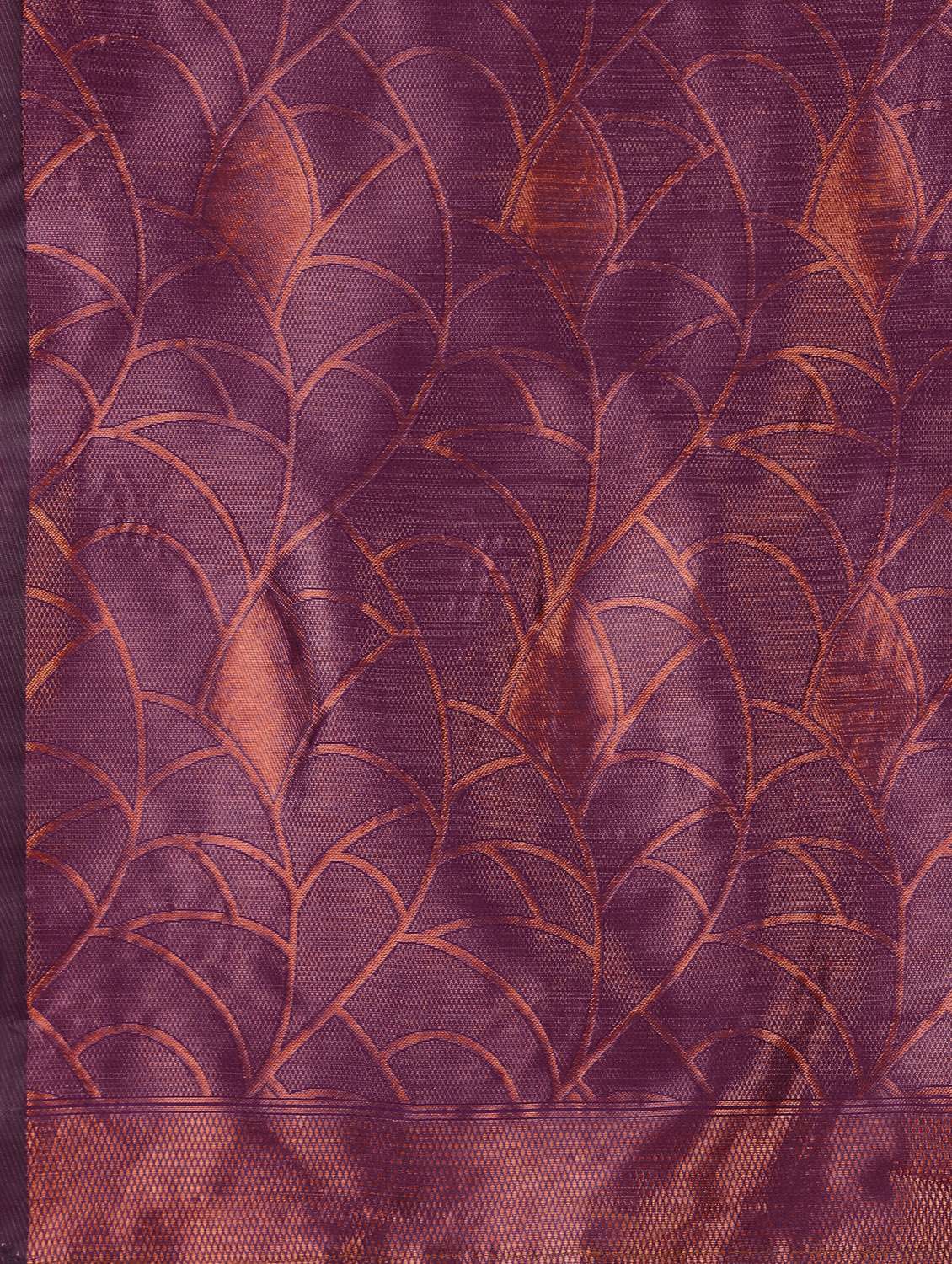 purple jacquard kanjivaram saree with blouse - 19983156 -  Standard Image - 4