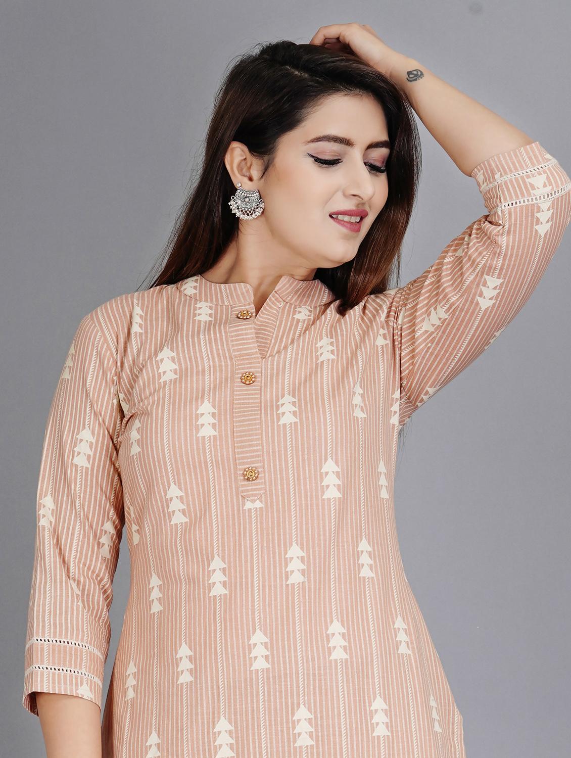 printed kurta pant set - 19983301 - Standard Image - 4